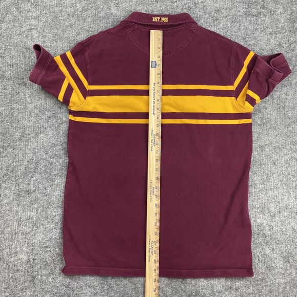 Brisbane Broncos Rugby Shirt Men Medium Shirt Collared Red Y2K 2008 Canterbury - Picture 14 of 16